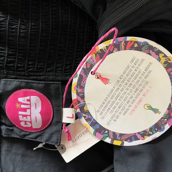 NWT Anthropologie CeliaB BALTIC ONE-SHOULDER PLEATED RUFFLED MINI DRESS - Picture 8 of 9